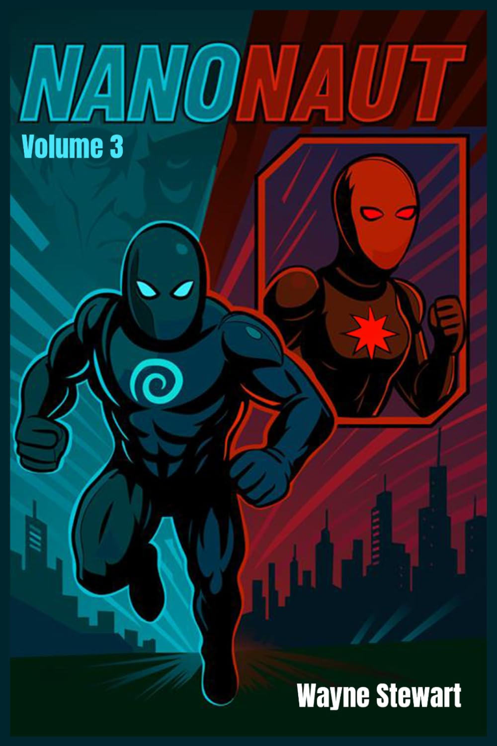 Nanonaut Comic Issue #3 cover by Wayne Stewart